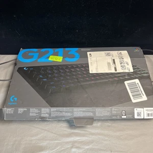 Logitech G213 Prodigy RGB Gaming Tastatur USB kabelgebunden schwarz getestet funktioniert - Bild 1 von 6