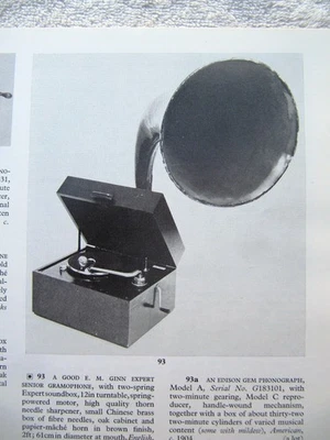 SOTHEBY's AUCTION CATALOG 1980 EXPERT SENIOR Gramophone EMG Music Juke Boxes - Image 1 of 4