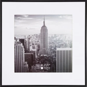 Henzo Aluminiumrahmen Manhattan schwarz 40x40 cm mit Passepartout 30x30 cm - Bild 1 von 5