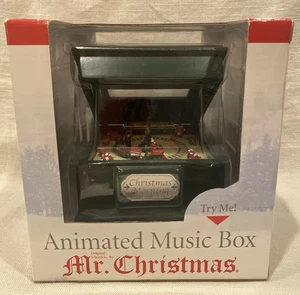 Caja de música animada Mr. Christmas 2003 ~ Christmas Morning, Jingle Bells Tune nueva en caja - Imagen 1 de 9