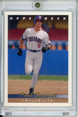 1993 Upper Deck #196 Paul Sorrento - Image 1 of 2