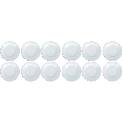  Set of 3 Enamel Platter Round Plate Camping Dinnerware Enamelled Dishes - Image 1 of 4