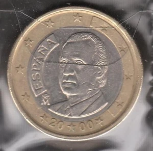E427 Moneta Coin SPAGNA: 1 euro 2000 - Picture 1 of 1