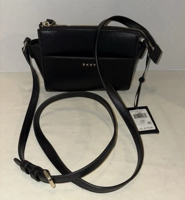 DKNY Bryant Park TZ Black Crossbody Purse Small Bag- BNWT - Image 1 of 4