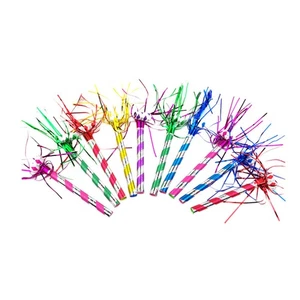 30 Pezzi Fischietti Colorati Nappa Giocattolo Fischietti Cheering Party Props (Colore Misto) - Foto 1 di 12