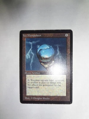 MTG MAGIC THE GATHERING CARD ORIGINAL BETA LIMITED ARTIFACT ICY MANIPULATOR VTG - Image 1 of 2