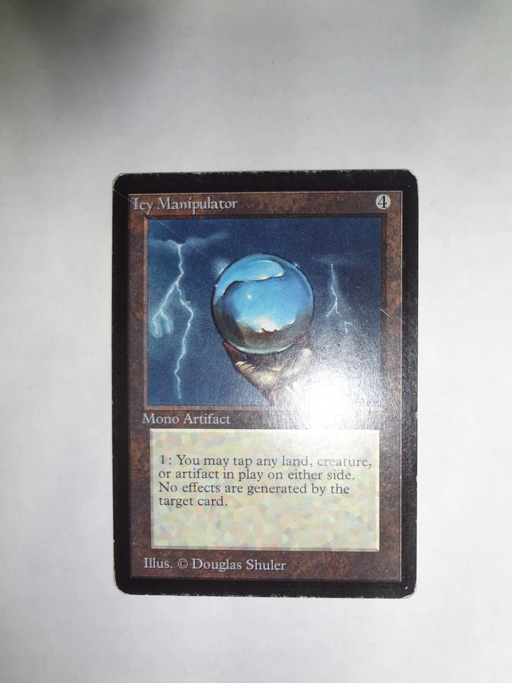 MTG MAGIC THE GATHERING CARD ORIGINAL BETA LIMITED ARTIFACT ICY MANIPULATOR VTG - Image 1 of 2