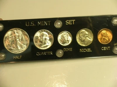 1946 S Brilliant Uncirculated Coin Denver Set  -   Capital Holder - Image 1 of 4