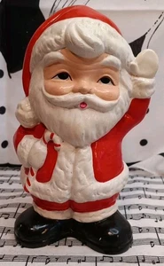 Brinn's Hartplastik Weihnachtsmann Bank Japan Vintage 6" hoch TX-2038 - Bild 1 von 6