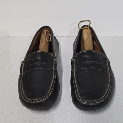 johnston&murphy leather driving loafers size 9M - Image 1 of 4