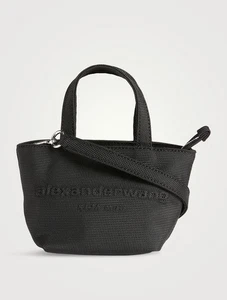 ALEXANDER WANG Mini Punch Nylon Crossbody Tote Bag - Picture 1 of 14