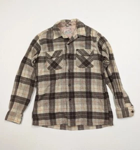 Vintage Field & Stream Wool Plaid Flannel Shirt Size M Minnesota Washable - Picture 1 of 8
