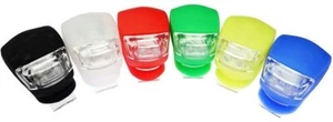 Safety 6 Color Pack Flashing Light LED Bike Rear Tail Head Front Red White Kids - Picture 1 of 5