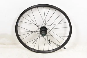 REAR 24” 507 - 29 WIDE DUAL WALL RIM 8/9/10 SPEED DISC WHEEL BLACK - Picture 1 of 2