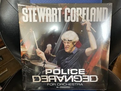 SOLD OUT HAND SIGNED STEWART COPELAND THE POLICE DERANGED BLACK VINYL LP - Image 1 of 4
