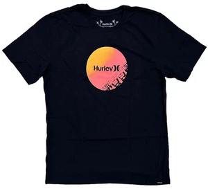 Hurley Men's T-Shirt Everyday Washed Strands Circle Logo Short Sleeve Tee - Picture 1 of 9
