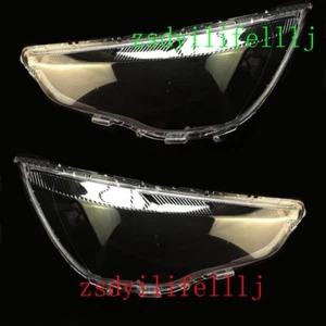 2xFor Mitsubishi Outlander Sport 2013-15 LH RH Headlight Light Transparent Cover - Foto 1 di 2