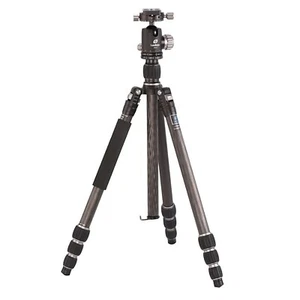 LEOFOTO LE-254C Traveler Carbon Tripod + CB-34 Ball Head - Imagen 1 de 8