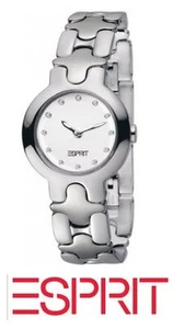 Authentic ESPRIT Ladies Watch Sweet Steel White +  Free Esprit Pocket Mirror - Picture 1 of 1