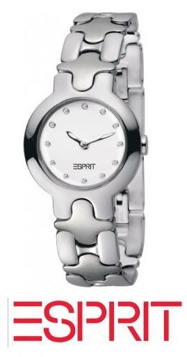 Auténtico reloj ESPRIT para damas acero dulce blanco + espejo de bolsillo Esprit gratis Foto 1 de 1
