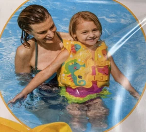 Intex Tropical Buddies Schwimmweste Alter 3-5 Jahre 16 in x 12 Zoll NEU Schnallen Pools - Bild 1 von 10