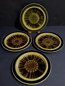Set of 4 Vtg ARABIA Finland KOSMOS Bread Plates Gunvor Olin-Grönqvist GOG 6 3/8" - Picture 1 of 11