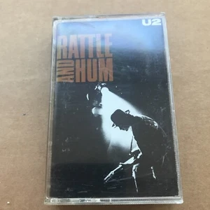 U2 (Cassette Tape)- U2 - Rattle and Hum 1988 *Double length Tape* Island VG COND - Picture 1 of 17