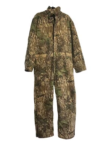 Vintage CABELAS Mens Coveralls Quilted REALTREE Camo Dry Plus USA XL 46-48 - Picture 1 of 5