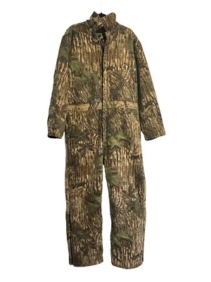 Vintage CABELAS Mens Coveralls Quilted REALTREE Camo Dry Plus USA XL 46-48 - Image 1 of 4