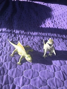 VTG AAA Plastic Chinasaur Monster Dinosaur Toy Figures Hong Kong 8” - Picture 1 of 3