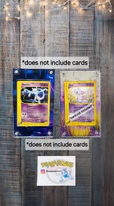 Pokemon Mew & Mewtwo Expedition 19 & 55 20 & 56 Custom Case Slabs - Picture 1 of 8