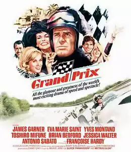 GRAND PRIX Movie POSTER 27x40 D James Garner Eva Marie Saint Yves Montand - Picture 1 of 1