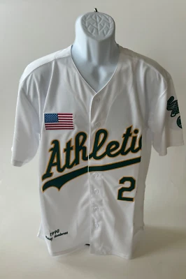 Camiseta deportiva Rickey Henderson #24 1990 Oakland Athletics MLB talla grande Foto 1 de 4