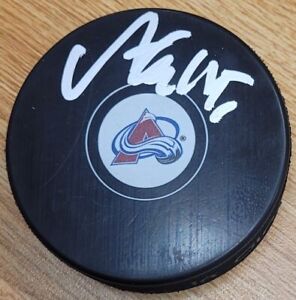Autographed ALEX GALCHENYUK  Colorado Avalanche Hockey Puck -COA