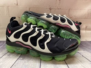 Nike Air Vapormax Plus Black Green Pink Shoes DM8121-001 Men’s Size 12 NEW - Picture 1 of 12