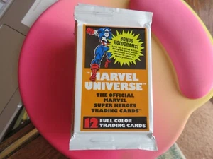 Marvel Universe Series 1 PACK, Impel, 1990 NEW , Cap Wrapper - Picture 1 of 4