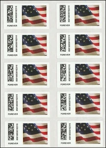 US CVP108 Flagge Kiosk ATM F Blatt 10 postfrisch 2018 - Bild 1 von 1