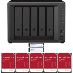 Synology DS1522+ 8GB RAM 800GB Cache 20TB (5x4TB) of WD RED PLUS Drives - Picture 1 of 1