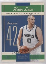 2010-11 Panini Classics Timeless Tributes Platinum /25 Kevin Love #37