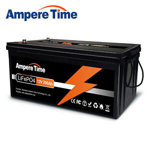 Ampere Time 12V 200Ah LiFePO4 Akku Lithium Batterie für Solar ✅0% MwSt.✅