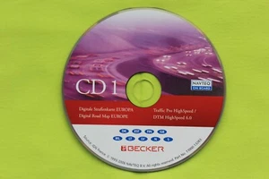 CD NAVIGATION BECKER TRAFFIC PRO DTM HIGHSPEED 6.0 SKANDINAVIEN MERCEDES PORSCHE - Bild 1 von 1