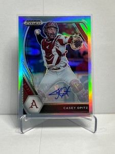 2021 Panini Prizm Draft Picks Base Autographs Prizms Silver #200 Casey Opitz
