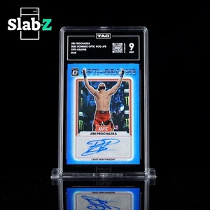 2023 UFC Donruss JIRI PROCHAZKA BLUE AUTO /99 OPTI-GRAPHS, #OG-JRA, TAG 9 MINT! - Picture 1 of 2