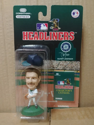 Randy Johnson - 1996 MLB Corinthian Headliners mini-figure - Seattle Mariners Cover