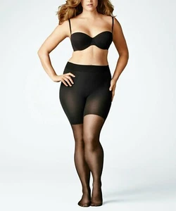 Collant femme Taille A Short FALKE Beauty Plus 20 DEN Noir - Foto 1 di 10