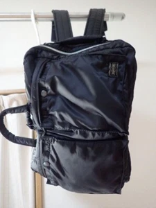 Porter Yoshida & Co Tanker 2WAY Briefcase Black Backpack Bag Japan Used (Good) - Bild 1 von 10