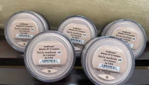 5 pcs x bareMinerals SPF15 Foundation FAIRLY MEDIUM C20 Full Size 8g ~ NEW ~ - Picture 1 of 1