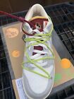 Nike Dunk Low Off White Dm1602-106 Lot 8 Sail Grey Mens 11.5 Limited Ship Now Ds