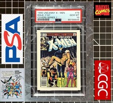 1990 Marvel Comic Images X-Men Covers I PSA 10 GEM MINT Uncanny X-Men #167 POP 1
