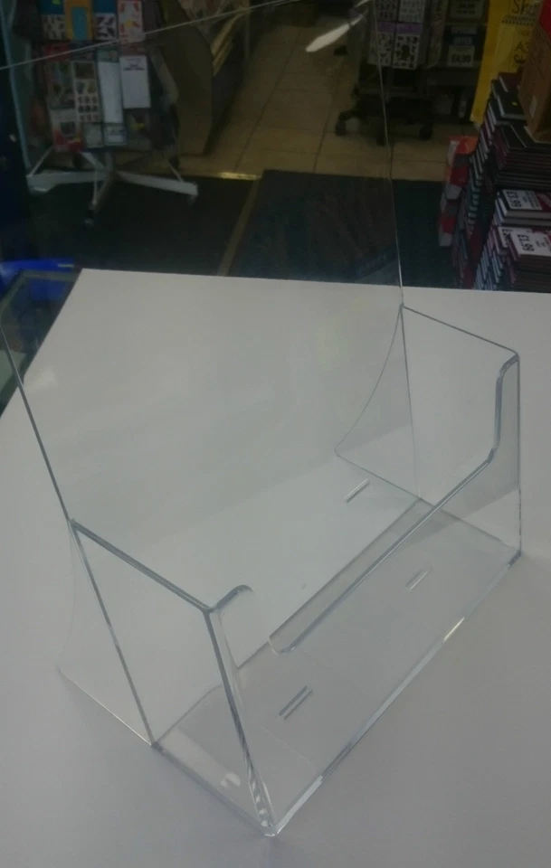 A4 TABLE TOP LEAFLET/LITERATURE HOLDERS DEEP - BOX OF 12